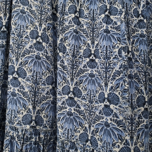 Fatface Blue Patterned Maxi Skirt - Picture 3 of 6